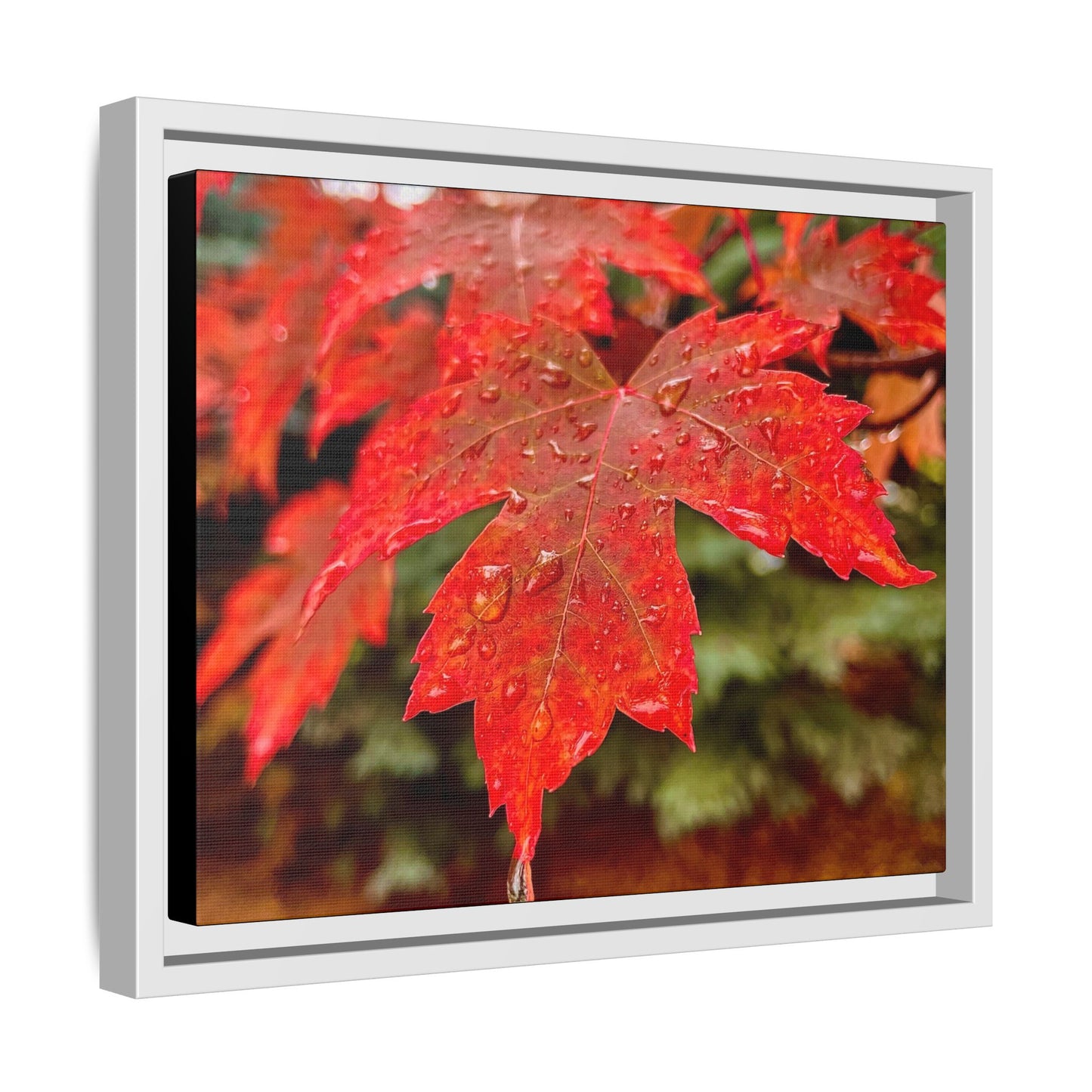 Vibrant Nature Wall Art, Autumn Decor, Framed Canvas Print, Home Decor, Gift for Nature Lovers, Fall Decoration, Thanksgiving