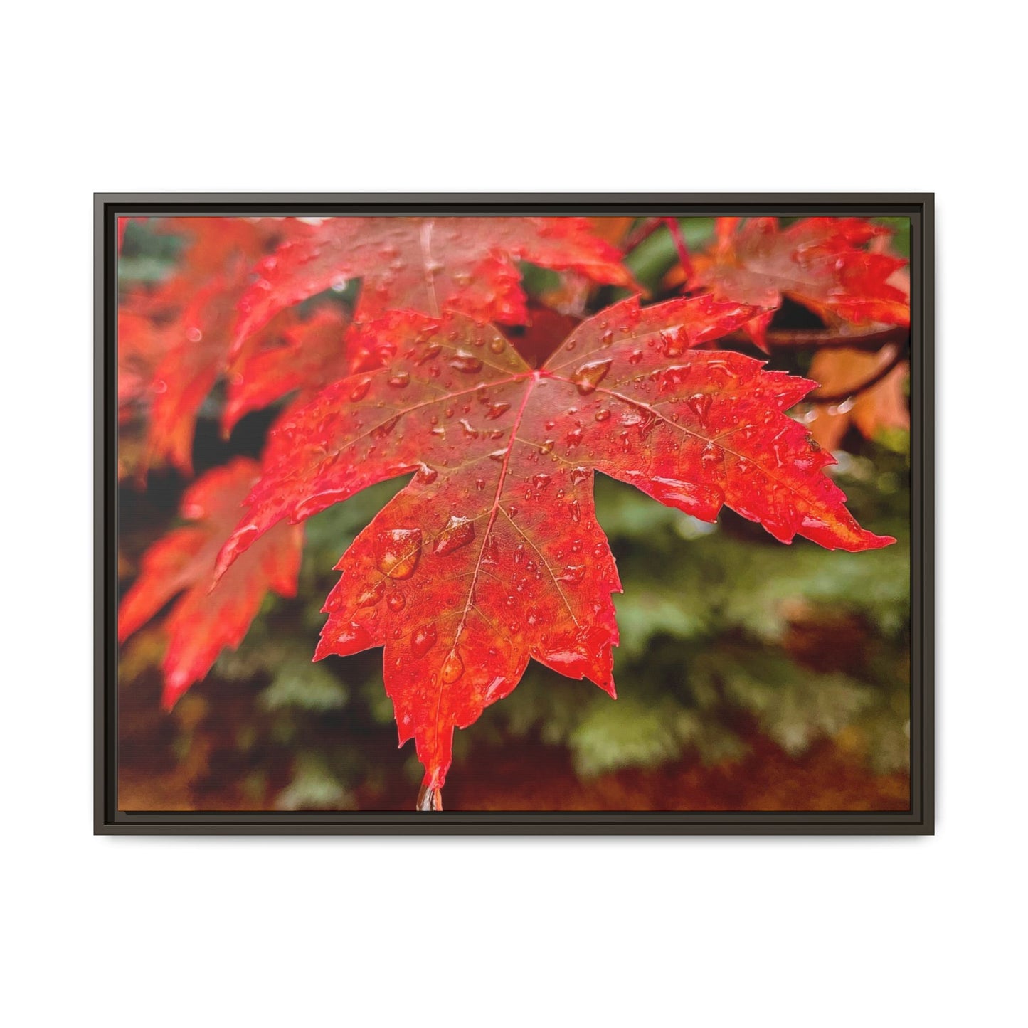 Vibrant Nature Wall Art, Autumn Decor, Framed Canvas Print, Home Decor, Gift for Nature Lovers, Fall Decoration, Thanksgiving