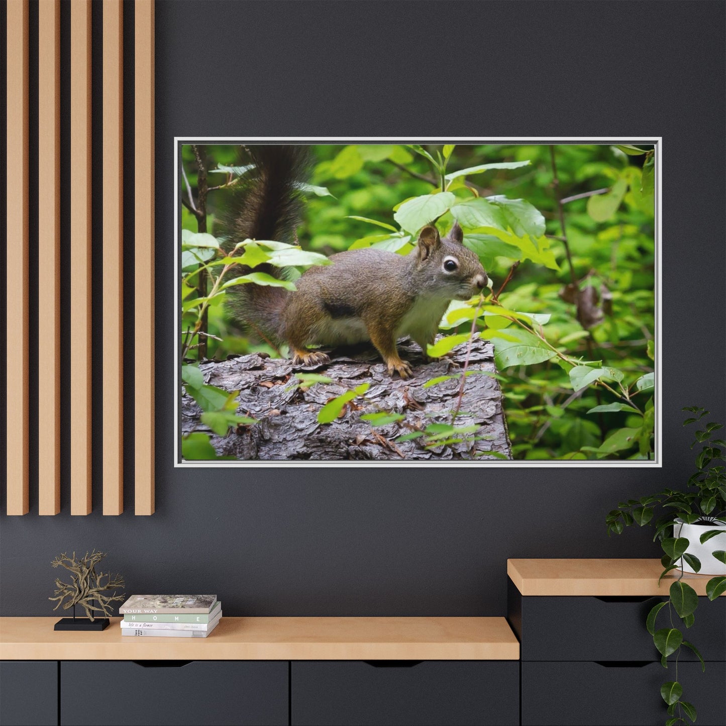 Canvas Art Nature Squirrel