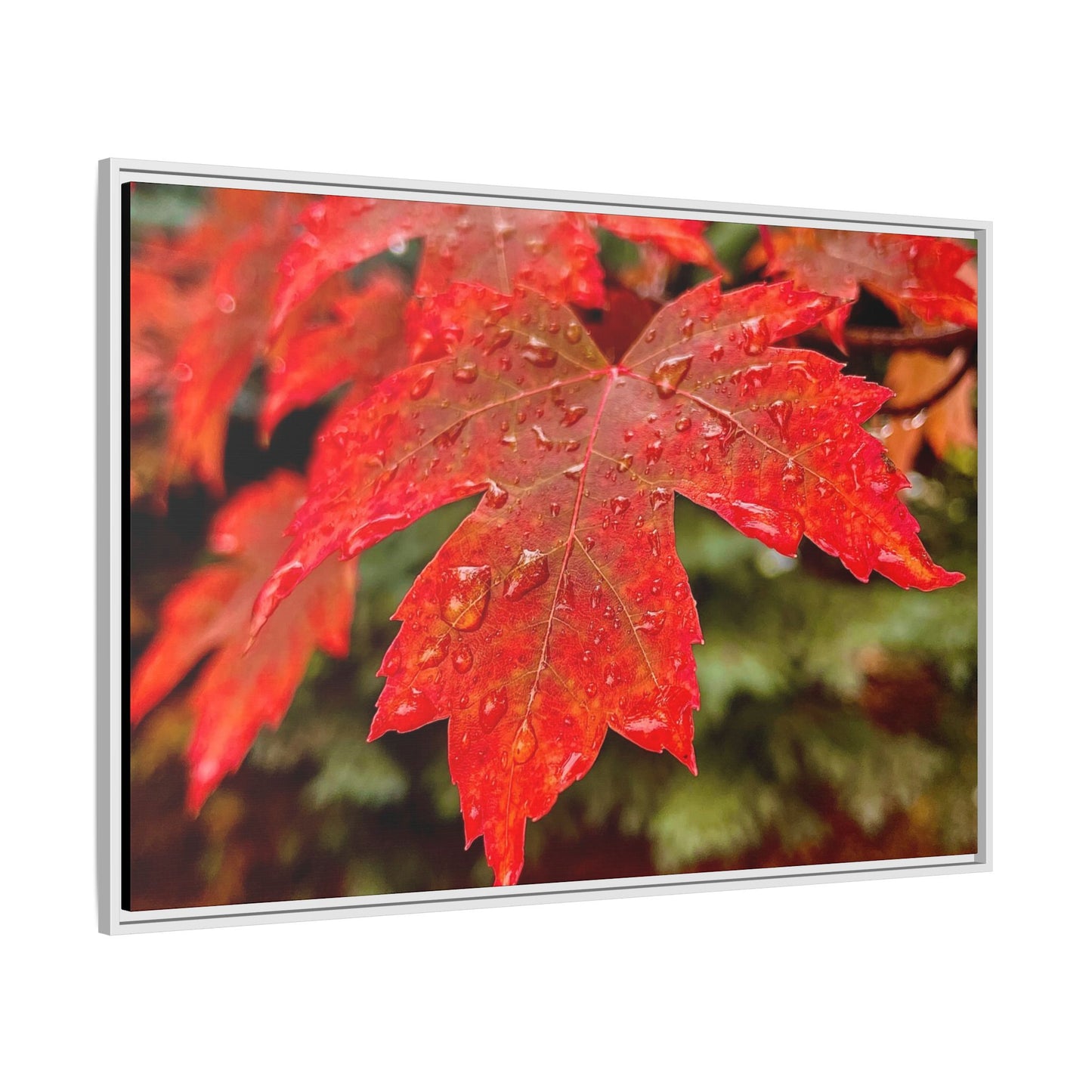 Vibrant Nature Wall Art, Autumn Decor, Framed Canvas Print, Home Decor, Gift for Nature Lovers, Fall Decoration, Thanksgiving