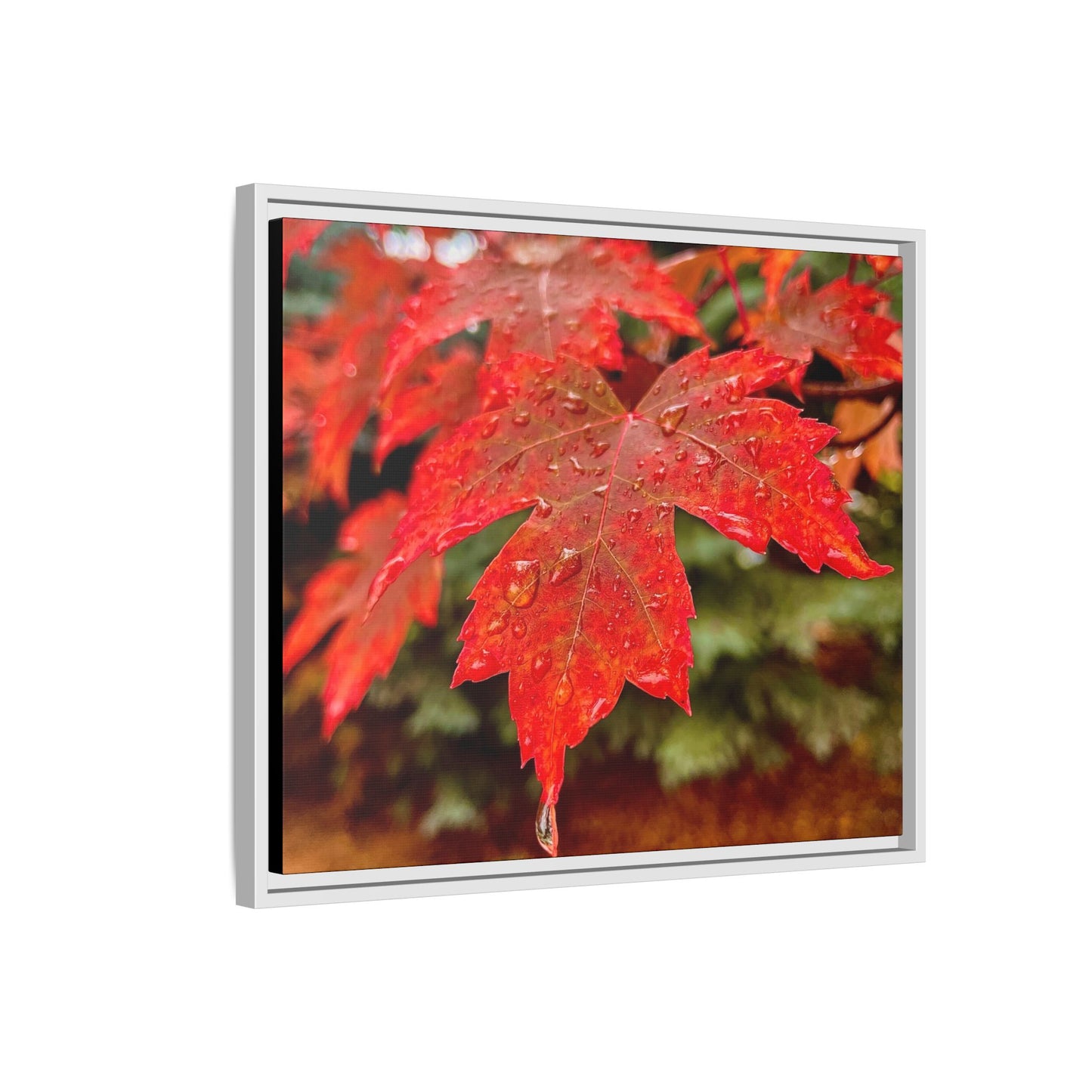 Vibrant Nature Wall Art, Autumn Decor, Framed Canvas Print, Home Decor, Gift for Nature Lovers, Fall Decoration, Thanksgiving