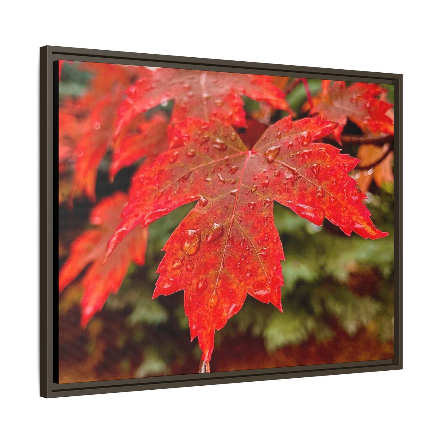 Vibrant Nature Wall Art, Autumn Decor, Framed Canvas Print, Home Decor, Gift for Nature Lovers, Fall Decoration, Thanksgiving