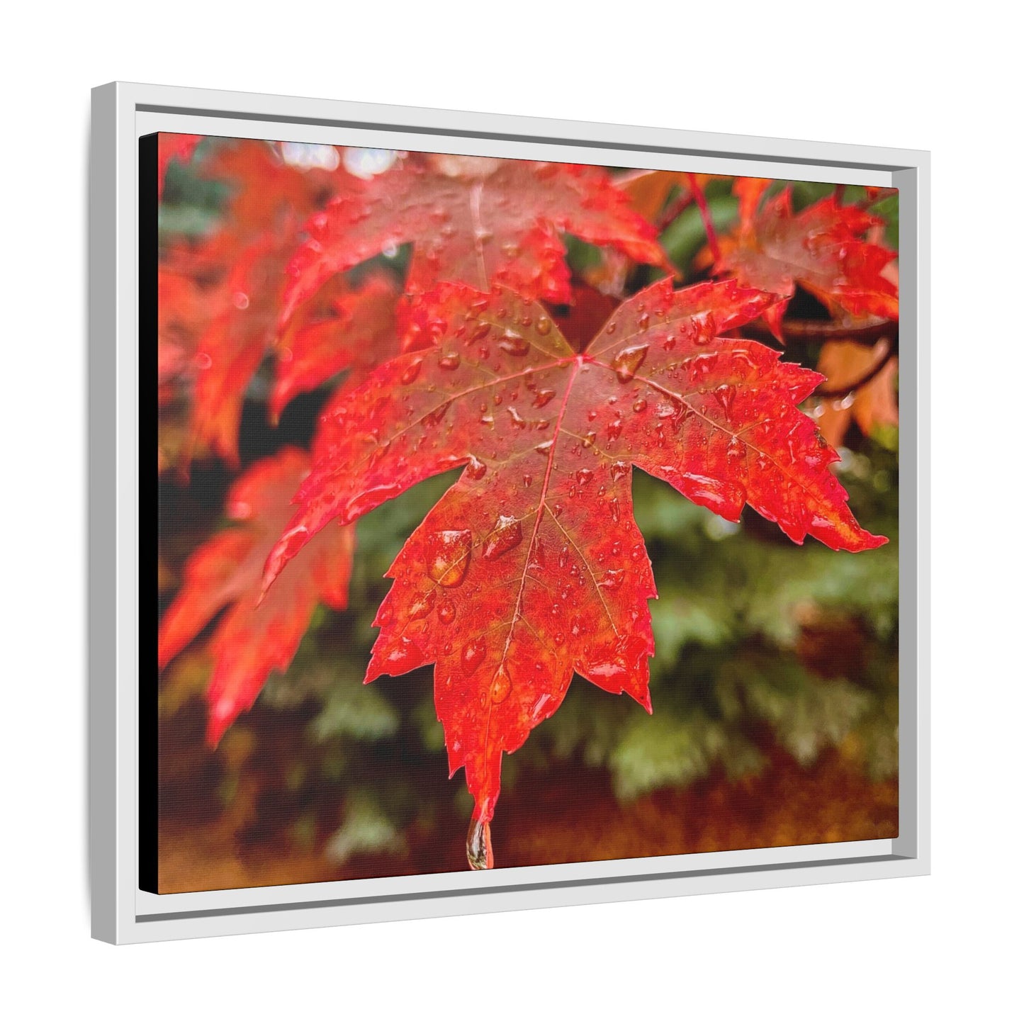 Vibrant Nature Wall Art, Autumn Decor, Framed Canvas Print, Home Decor, Gift for Nature Lovers, Fall Decoration, Thanksgiving