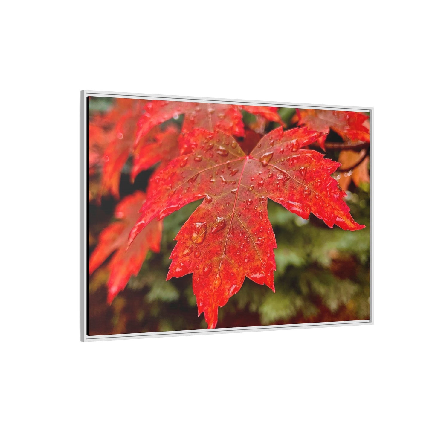 Vibrant Nature Wall Art, Autumn Decor, Framed Canvas Print, Home Decor, Gift for Nature Lovers, Fall Decoration, Thanksgiving