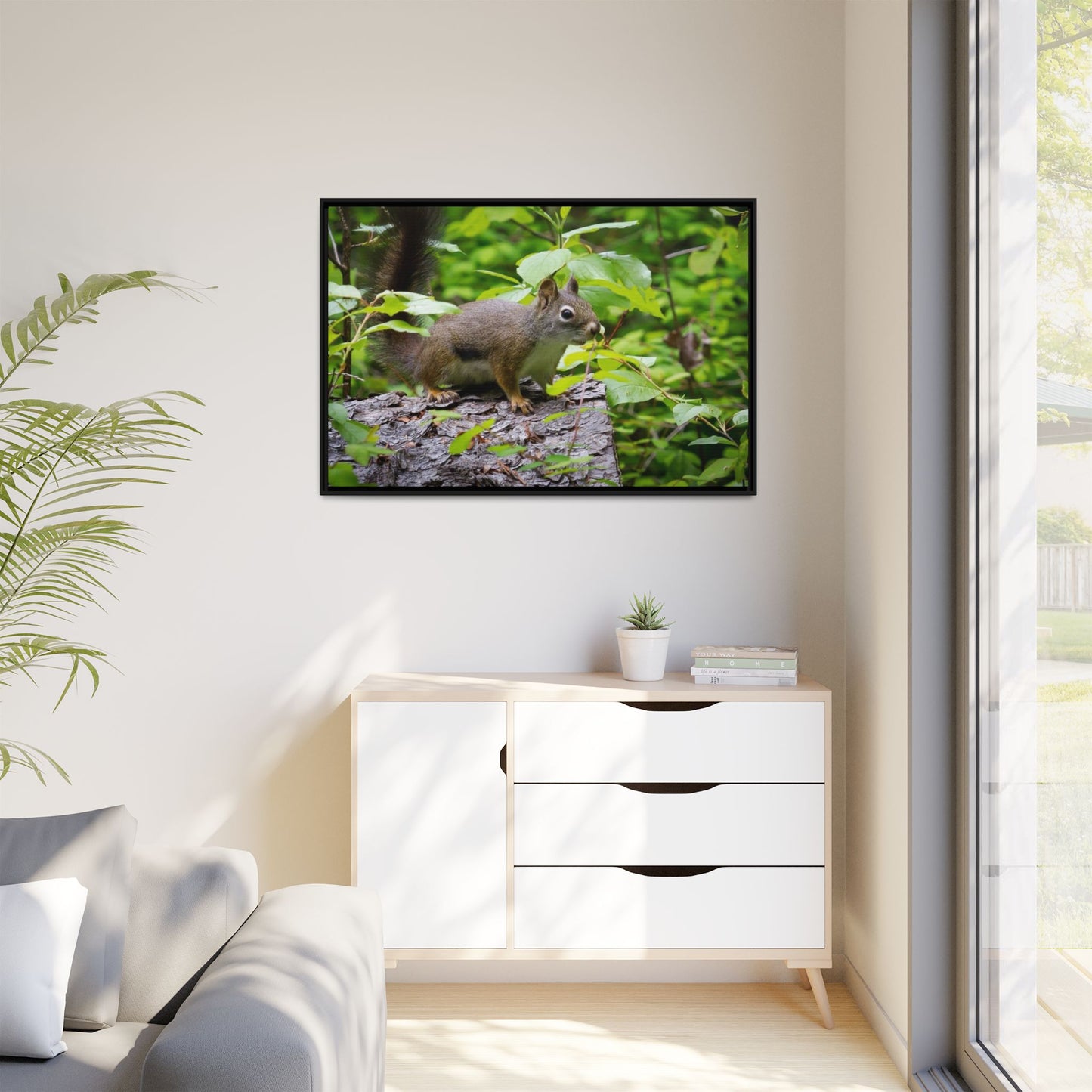 Canvas Art Nature Squirrel
