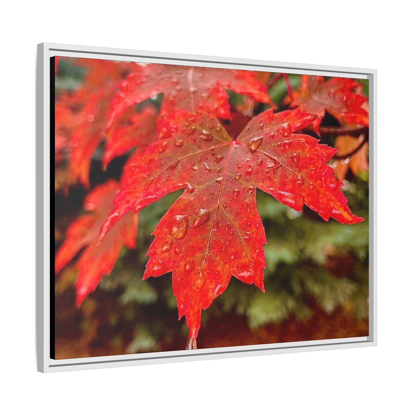 Vibrant Nature Wall Art, Autumn Decor, Framed Canvas Print, Home Decor, Gift for Nature Lovers, Fall Decoration, Thanksgiving