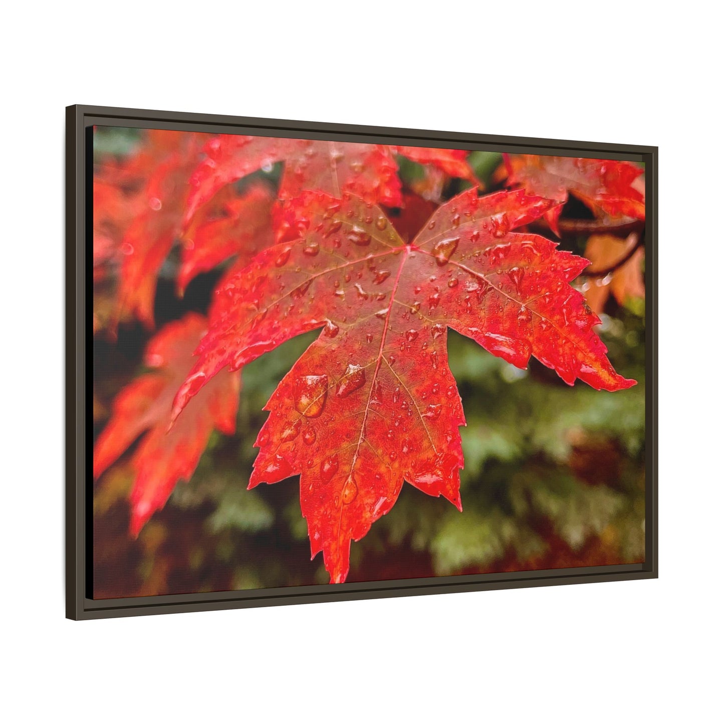 Vibrant Nature Wall Art, Autumn Decor, Framed Canvas Print, Home Decor, Gift for Nature Lovers, Fall Decoration, Thanksgiving