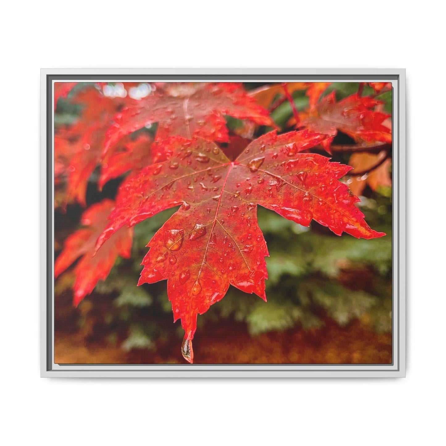 Vibrant Nature Wall Art, Autumn Decor, Framed Canvas Print, Home Decor, Gift for Nature Lovers, Fall Decoration, Thanksgiving