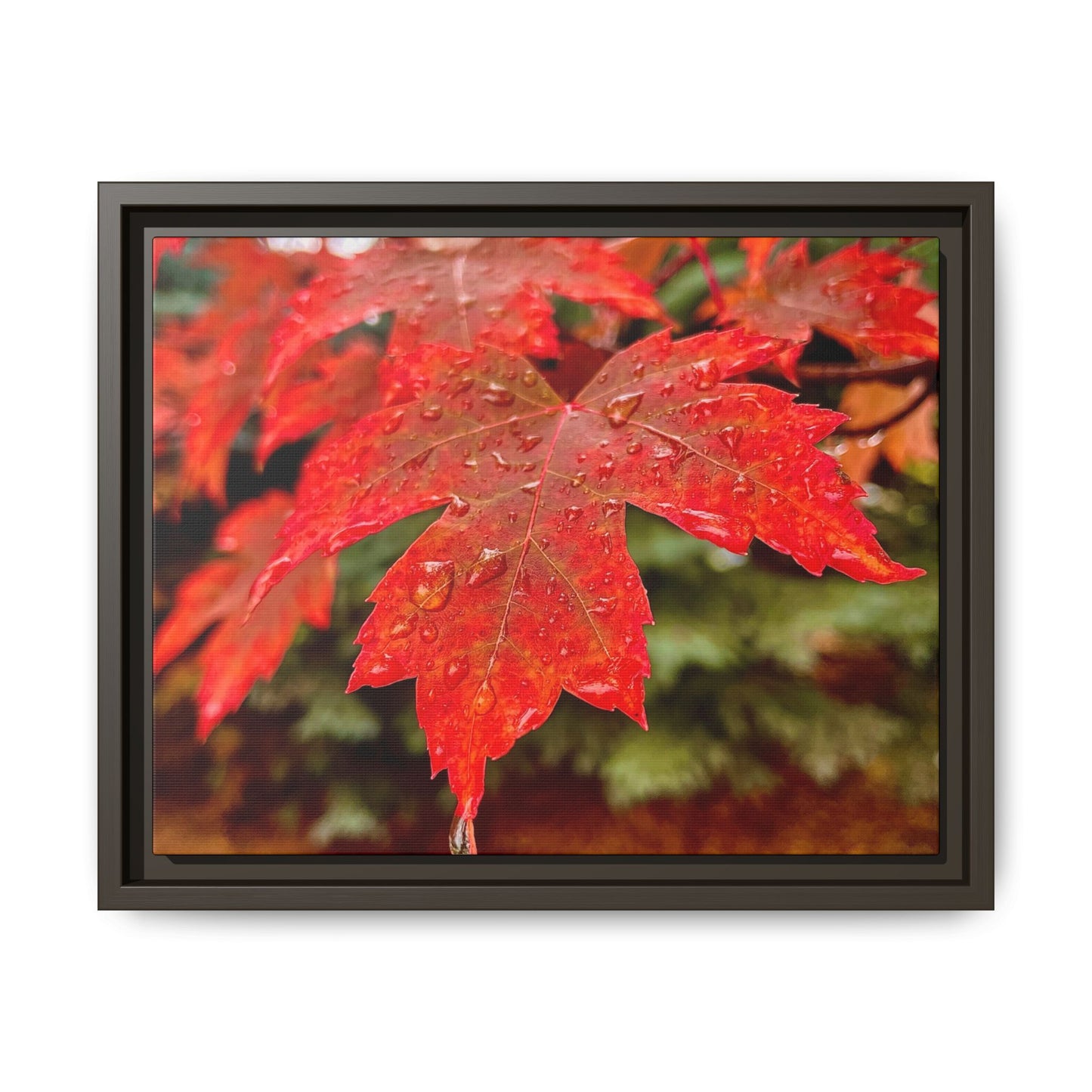 Vibrant Nature Wall Art, Autumn Decor, Framed Canvas Print, Home Decor, Gift for Nature Lovers, Fall Decoration, Thanksgiving
