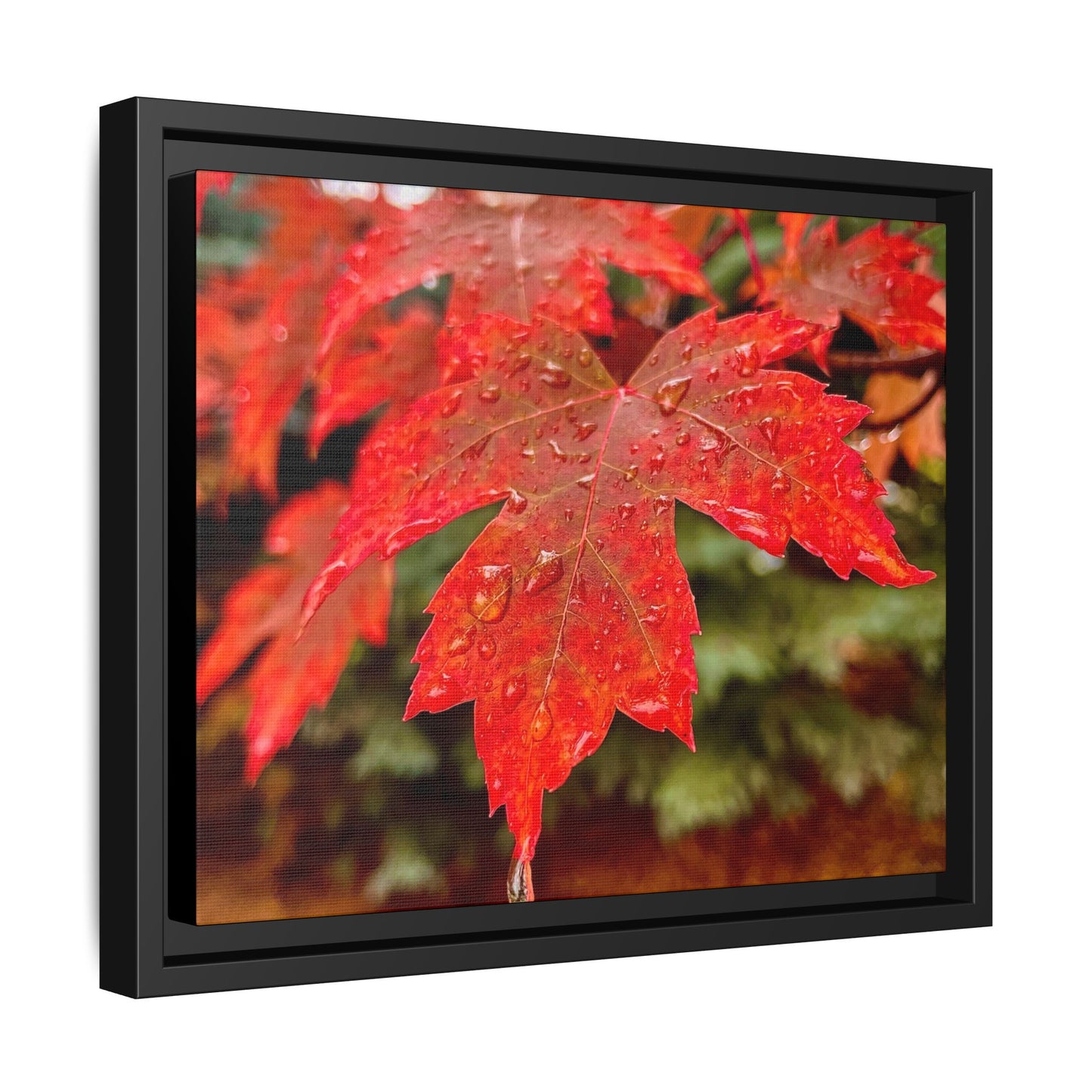 Vibrant Nature Wall Art, Autumn Decor, Framed Canvas Print, Home Decor, Gift for Nature Lovers, Fall Decoration, Thanksgiving