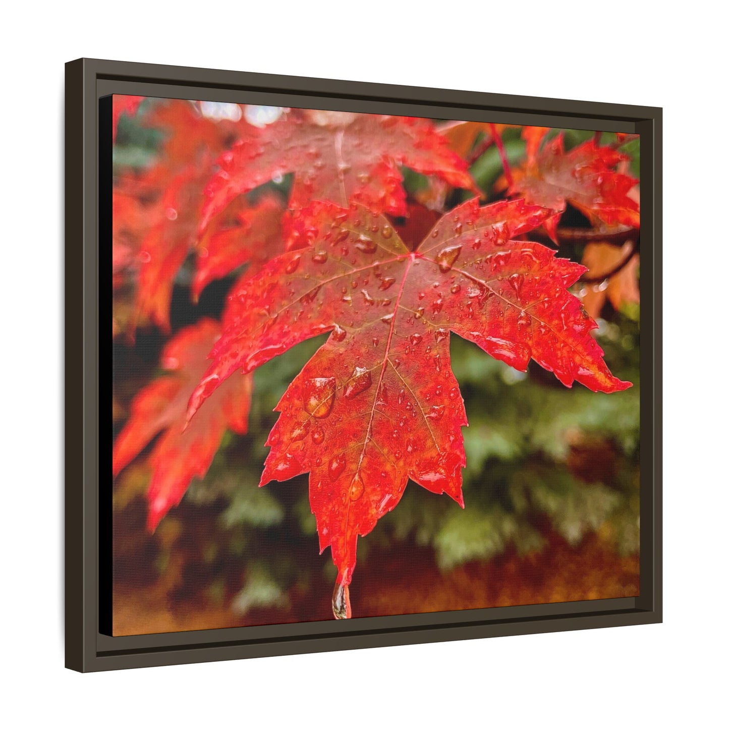 Vibrant Nature Wall Art, Autumn Decor, Framed Canvas Print, Home Decor, Gift for Nature Lovers, Fall Decoration, Thanksgiving