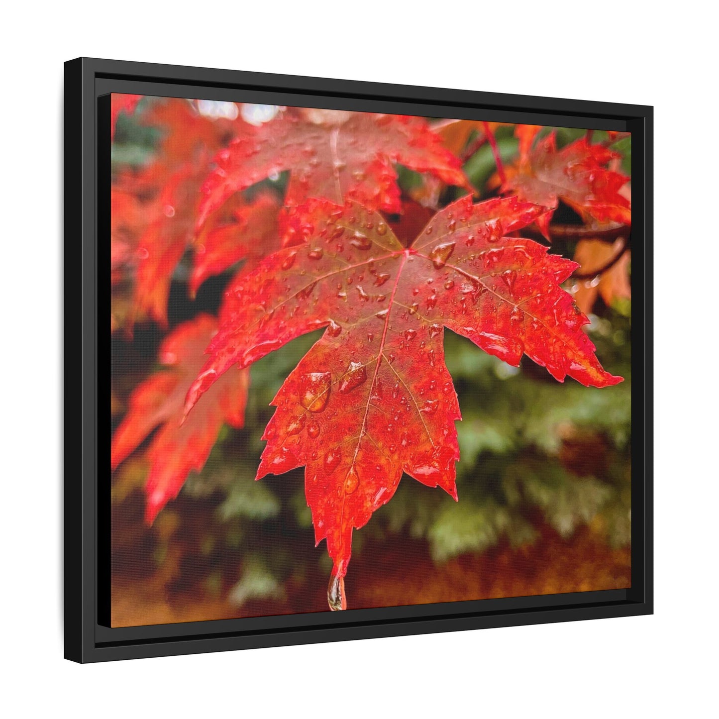 Vibrant Nature Wall Art, Autumn Decor, Framed Canvas Print, Home Decor, Gift for Nature Lovers, Fall Decoration, Thanksgiving