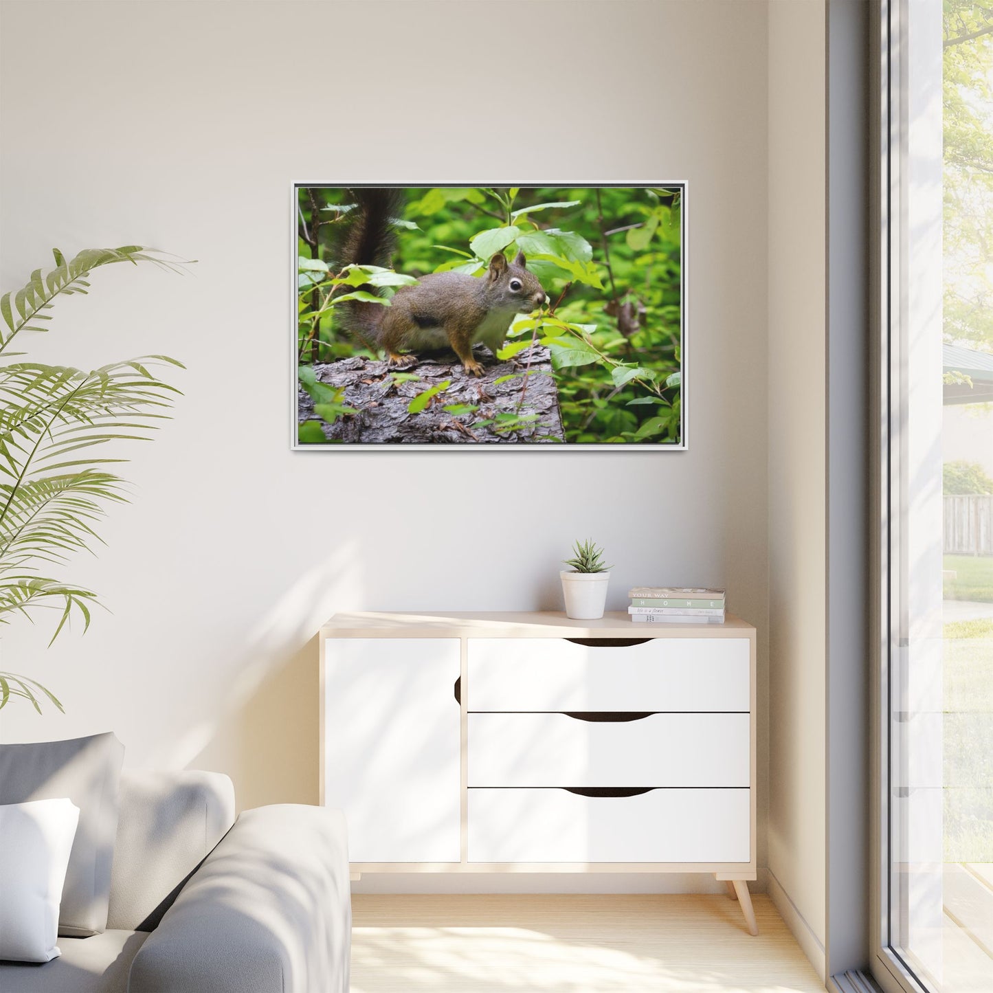 Canvas Art Nature Squirrel