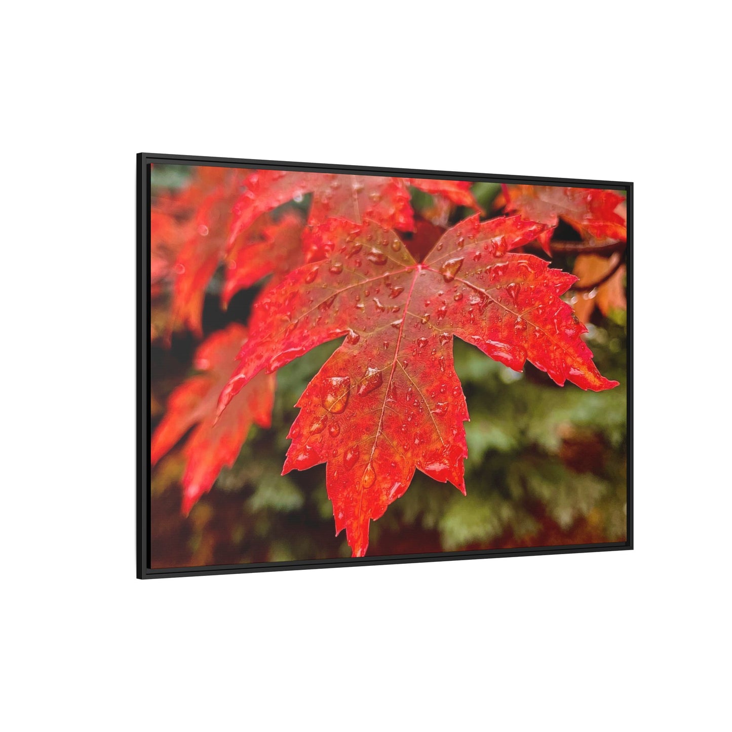 Vibrant Nature Wall Art, Autumn Decor, Framed Canvas Print, Home Decor, Gift for Nature Lovers, Fall Decoration, Thanksgiving