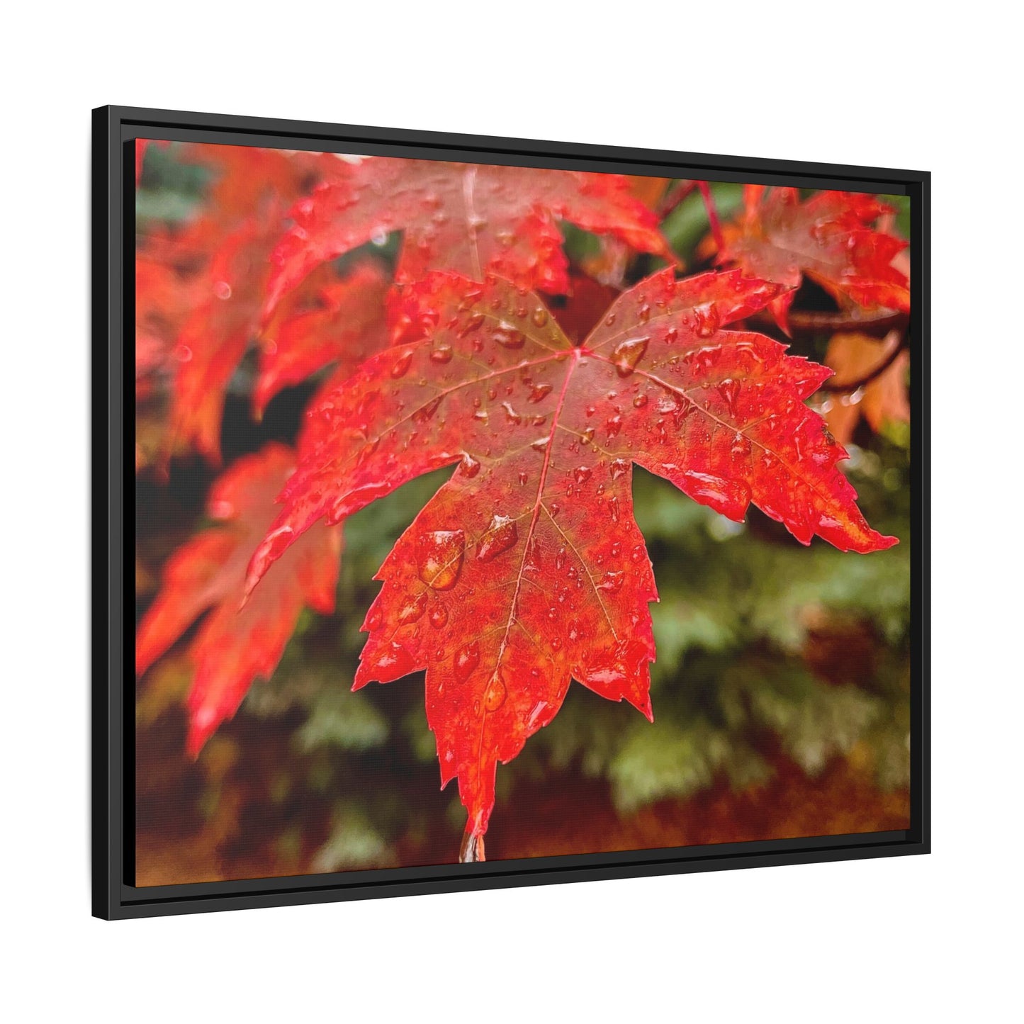 Vibrant Nature Wall Art, Autumn Decor, Framed Canvas Print, Home Decor, Gift for Nature Lovers, Fall Decoration, Thanksgiving