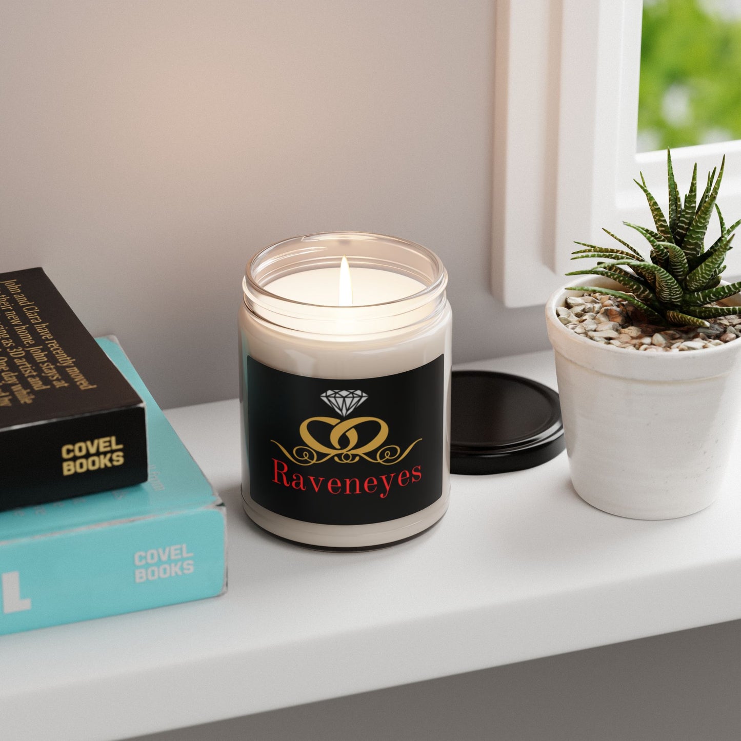 Raveneyes Scented Soy Candle, 9oz | Aromatherapy, Home Decor, Gift, Relaxation, Self-Care