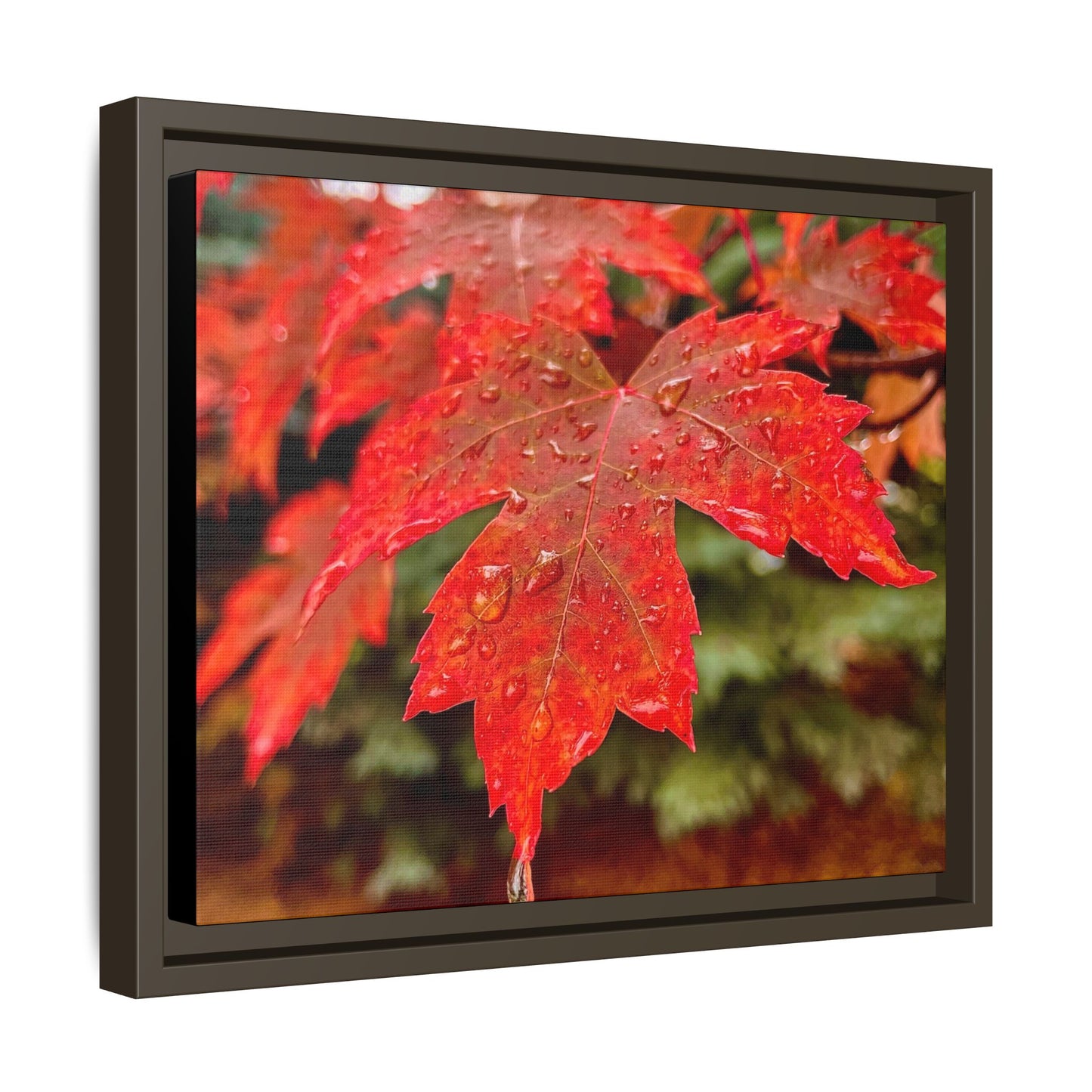 Vibrant Nature Wall Art, Autumn Decor, Framed Canvas Print, Home Decor, Gift for Nature Lovers, Fall Decoration, Thanksgiving