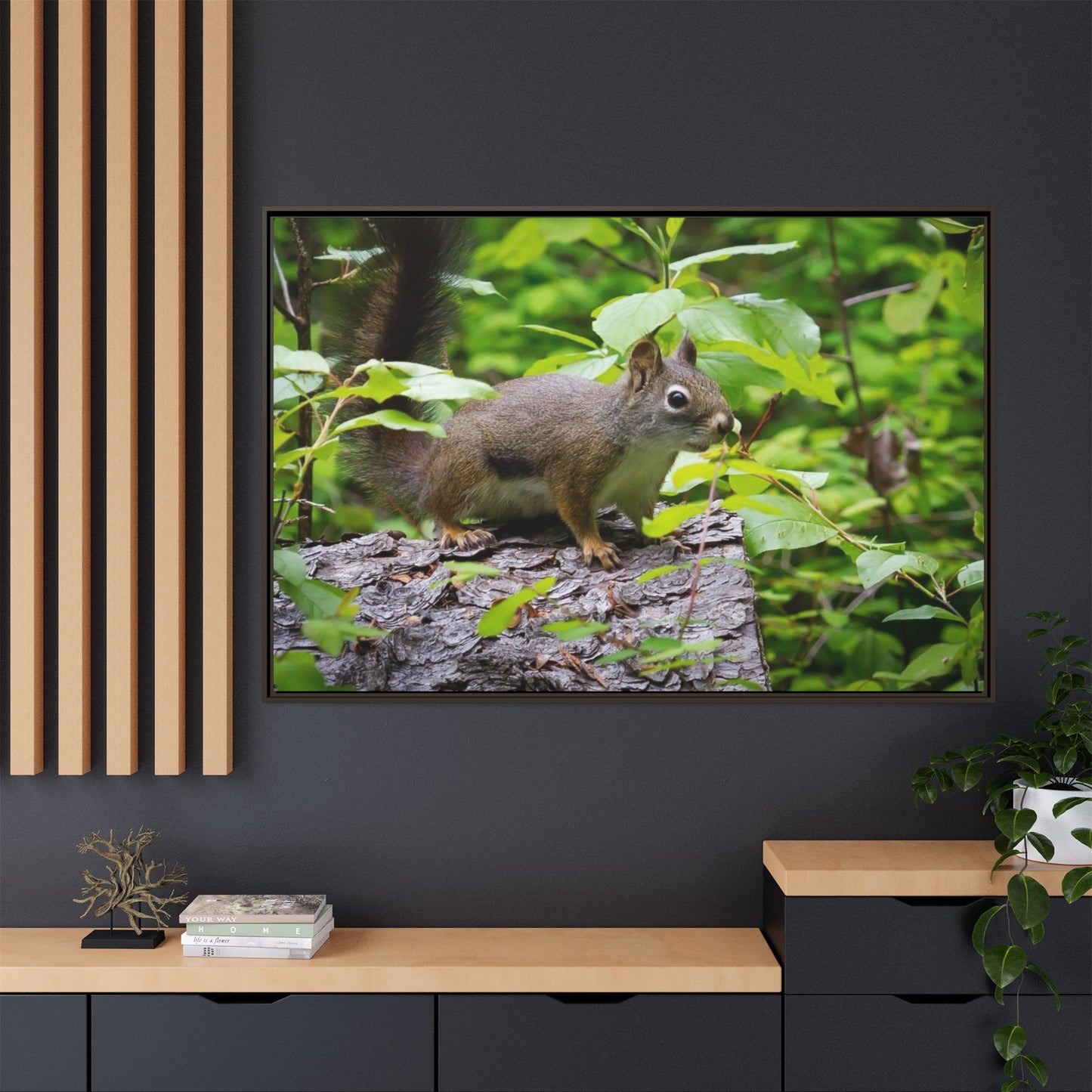 Canvas Art Nature Squirrel