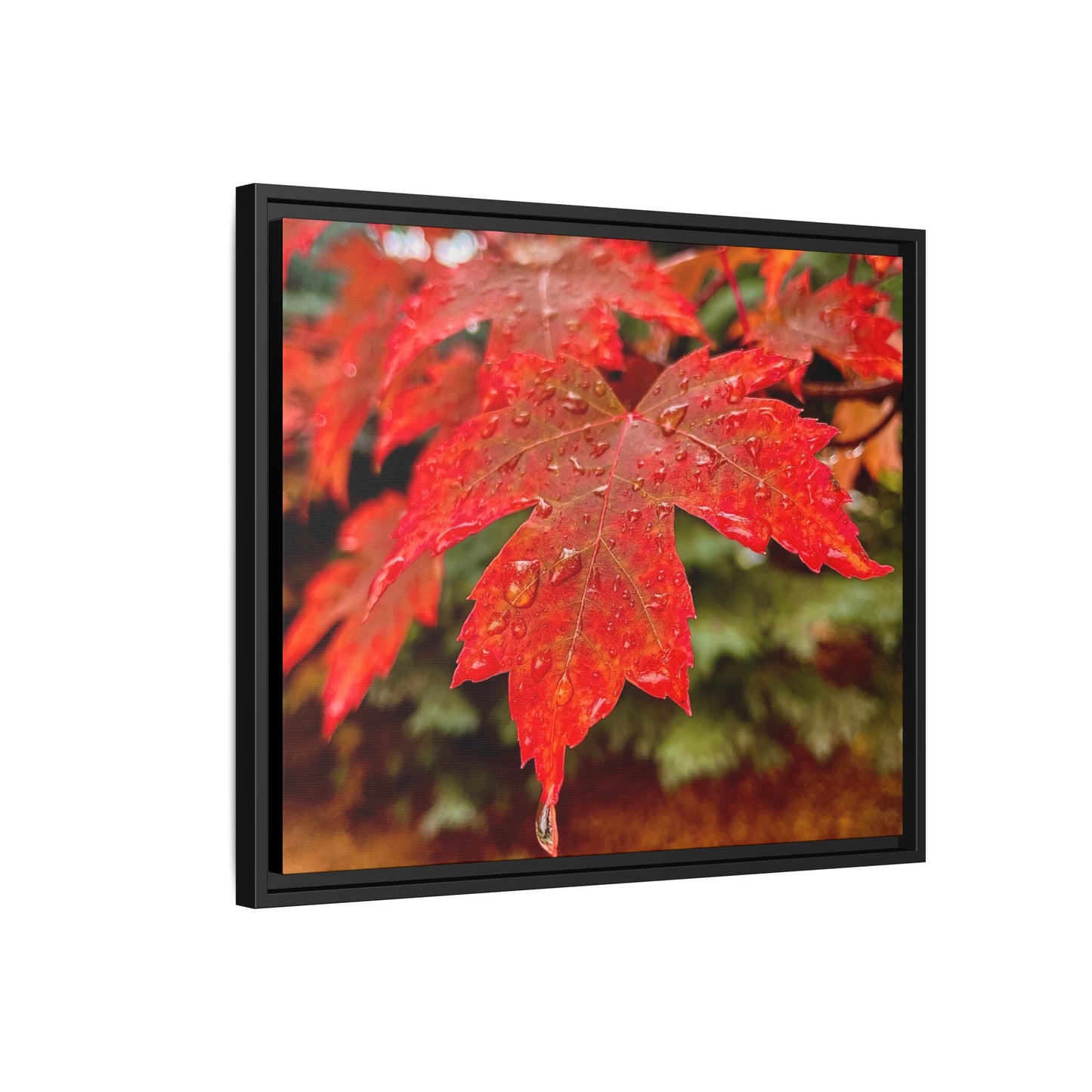 Vibrant Nature Wall Art, Autumn Decor, Framed Canvas Print, Home Decor, Gift for Nature Lovers, Fall Decoration, Thanksgiving