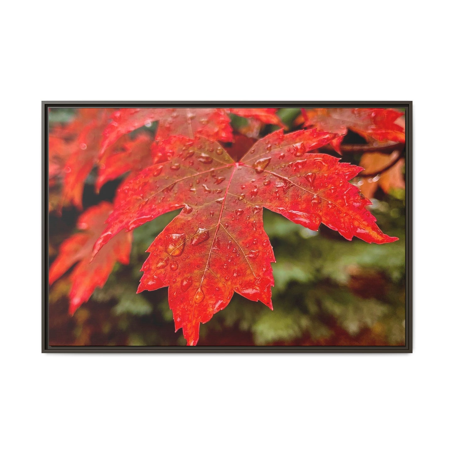 Vibrant Nature Wall Art, Autumn Decor, Framed Canvas Print, Home Decor, Gift for Nature Lovers, Fall Decoration, Thanksgiving