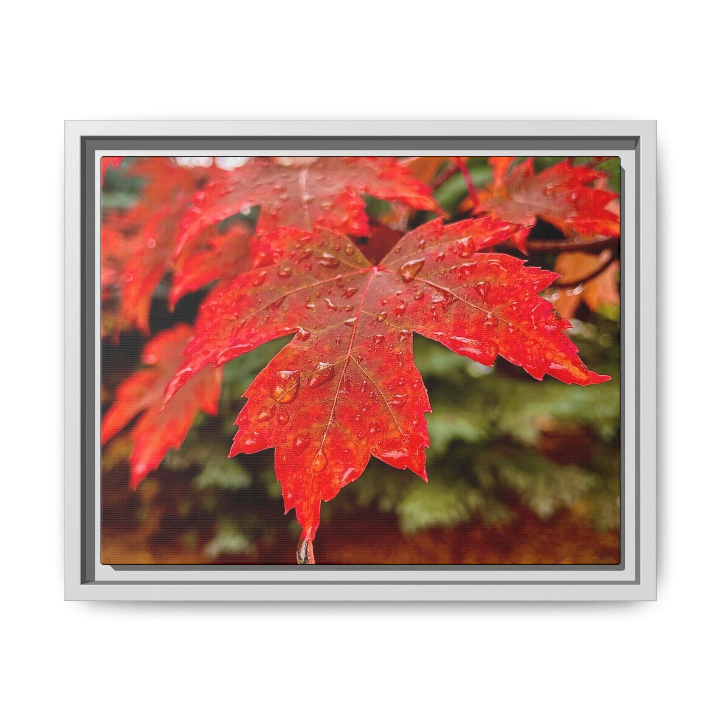 Vibrant Nature Wall Art, Autumn Decor, Framed Canvas Print, Home Decor, Gift for Nature Lovers, Fall Decoration, Thanksgiving