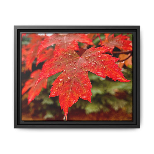 Vibrant Nature Wall Art, Autumn Decor, Framed Canvas Print, Home Decor, Gift for Nature Lovers, Fall Decoration, Thanksgiving