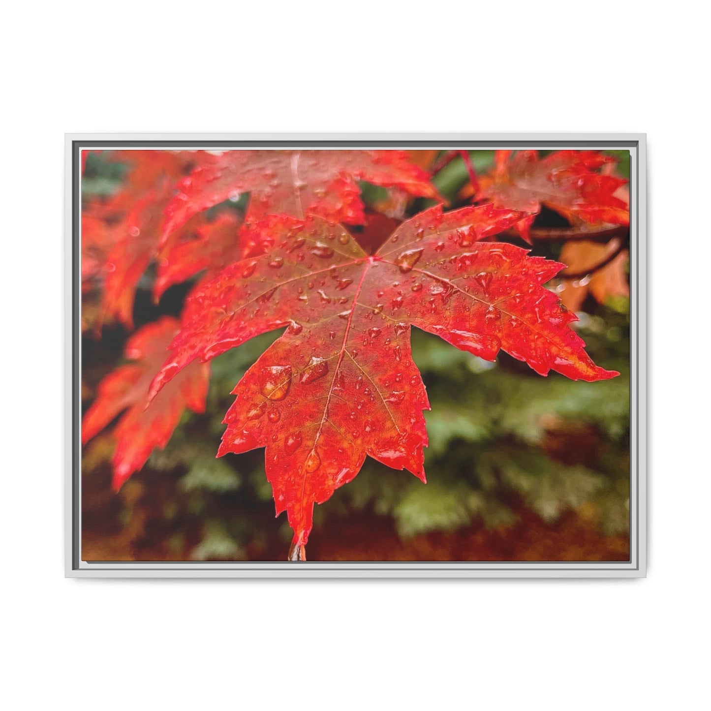 Vibrant Nature Wall Art, Autumn Decor, Framed Canvas Print, Home Decor, Gift for Nature Lovers, Fall Decoration, Thanksgiving