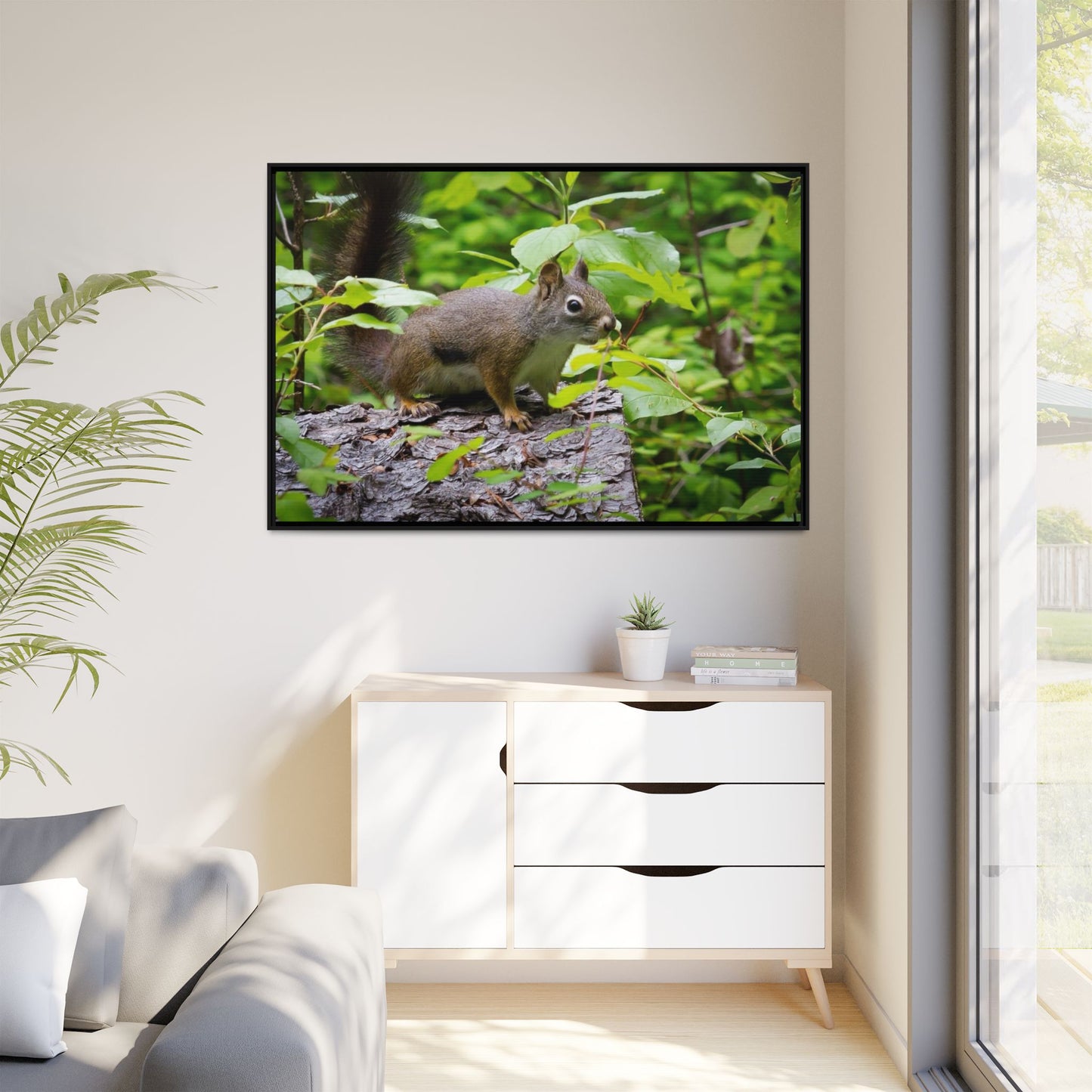 Canvas Art Nature Squirrel