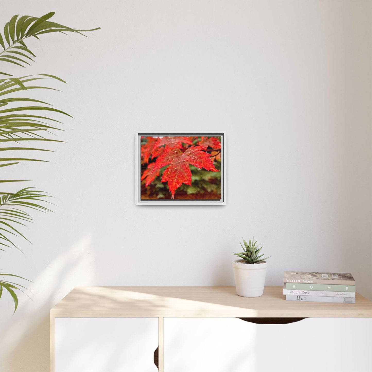 Vibrant Nature Wall Art, Autumn Decor, Framed Canvas Print, Home Decor, Gift for Nature Lovers, Fall Decoration, Thanksgiving