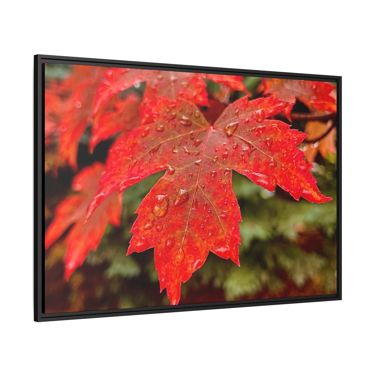 Vibrant Nature Wall Art, Autumn Decor, Framed Canvas Print, Home Decor, Gift for Nature Lovers, Fall Decoration, Thanksgiving