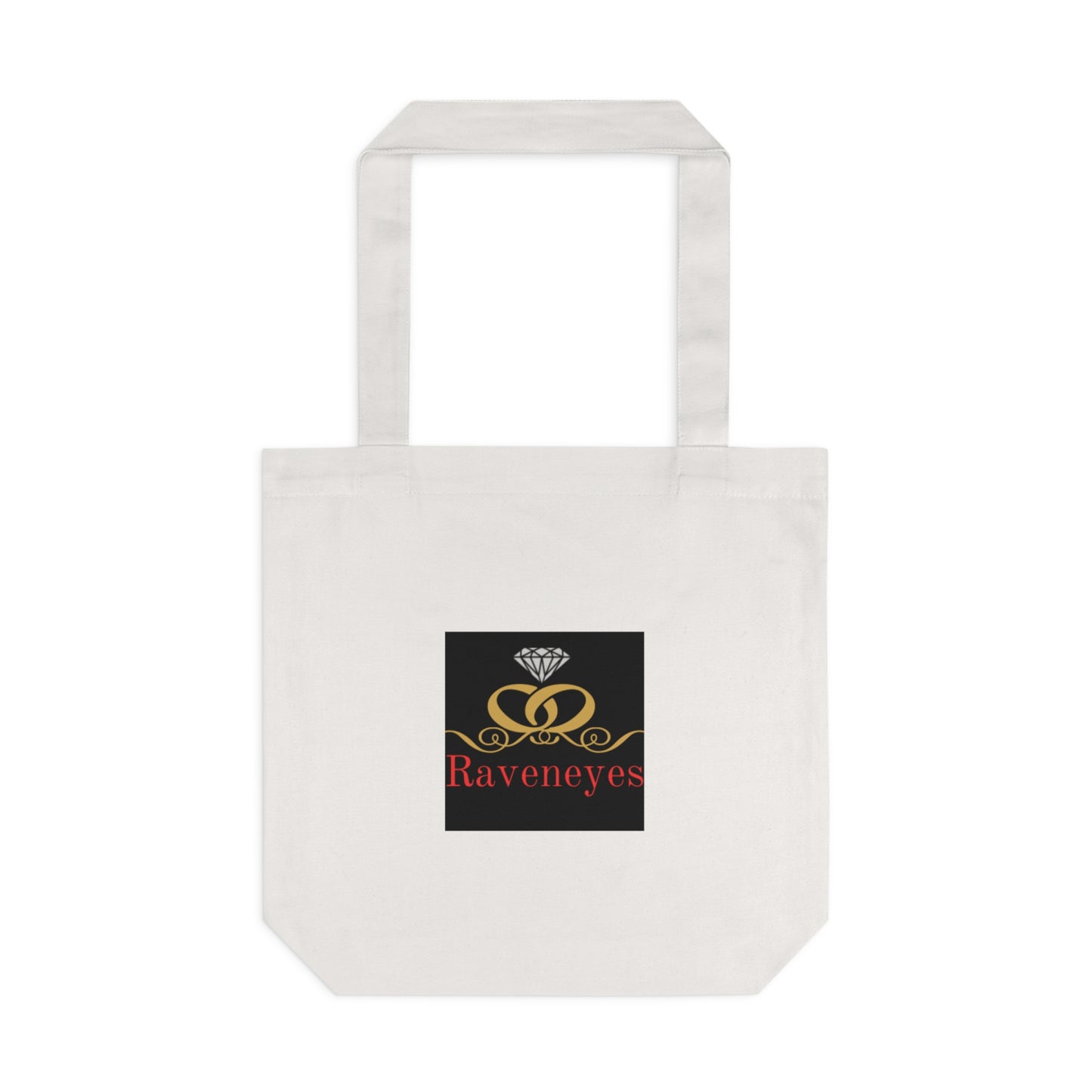 Stylish Cotton Tote Bag with Raveneyes Design | Eco-Friendly Shopping, Beach, Gifts, Event Bag, Daily Use