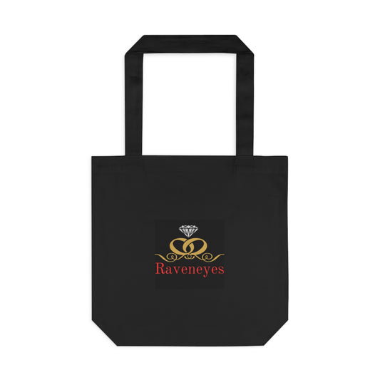 Stylish Cotton Tote Bag with Raveneyes Design | Eco-Friendly Shopping, Beach, Gifts, Event Bag, Daily Use