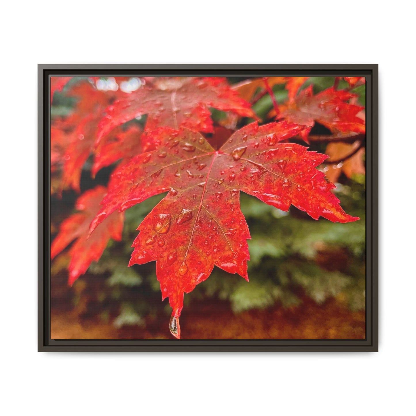 Vibrant Nature Wall Art, Autumn Decor, Framed Canvas Print, Home Decor, Gift for Nature Lovers, Fall Decoration, Thanksgiving