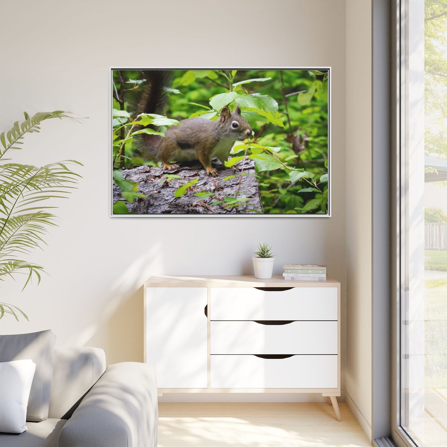 Canvas Art Nature Squirrel